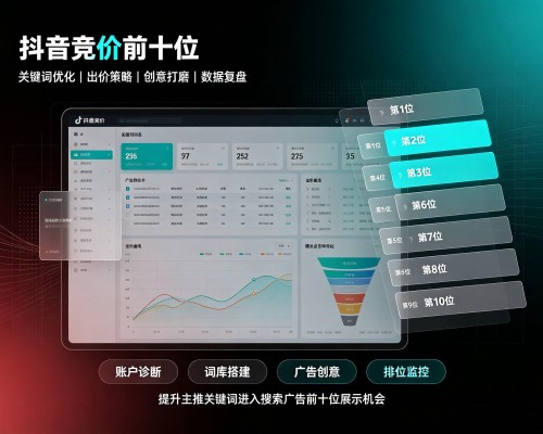 红原抖音搜索竞价